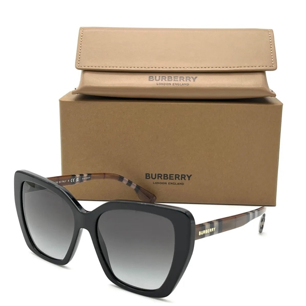 Burberry TAMSIN BE4366 40418G / Gray Gradient 55mm Sunglass